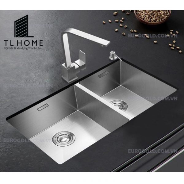 Chậu rửa bát SUS304 kèm khay inox EUS68144