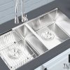 Chậu rửa bát SUS304 kèm khay inox EUS98746