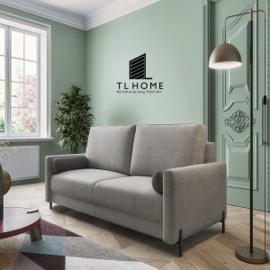 Sofa băng khung gỗ sồi bọc nỉ