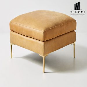 Sofa đơn khung gỗ óc chó bọc da PU