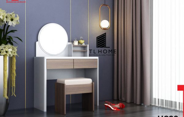 Bàn trang điểm tân cổ điển MDF cốt thường Sơn bệt