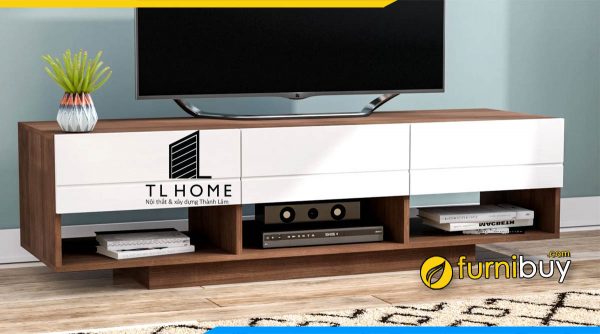 Kệ tivi MDF cốt xanh chống ẩm phủ Min