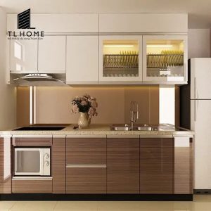 Tủ bếp cốt nhựa Picomat phủ Laminate