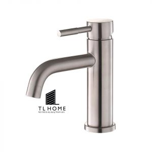 Vòi Rửa Mặt Tròn Inox Bóng 20cm IKIZA